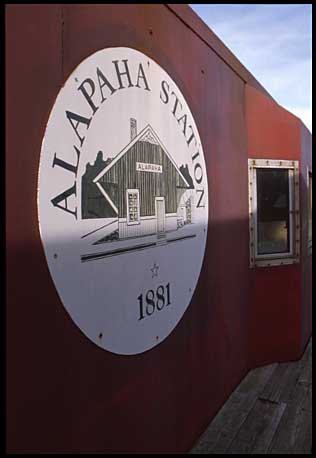 Caboose at Alapaha depot