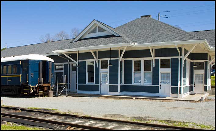 Blue Ridge depot in 2015