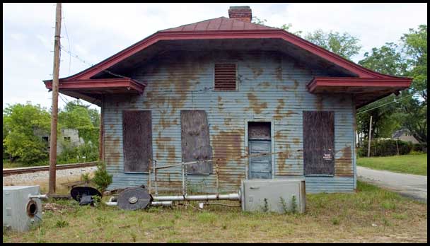 Crawfordville depot, front