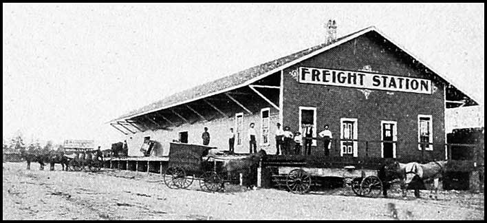 Georgia & Alabama Railway freight depot, Fitzgerald, Ga.