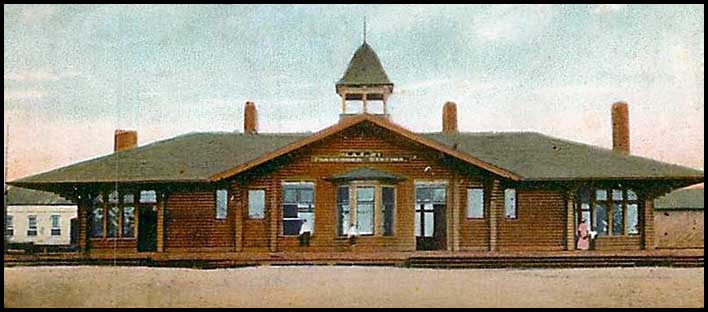 Seaboard Air Line Railway depot in Fitzgerald, Georgia