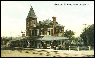 Old Southern Railway depot in Macon