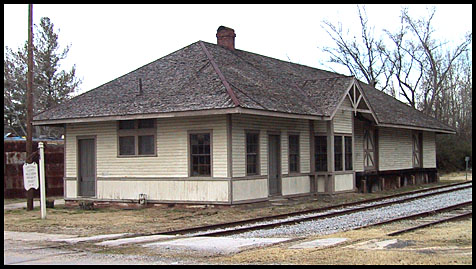 Summerville depot, view from south