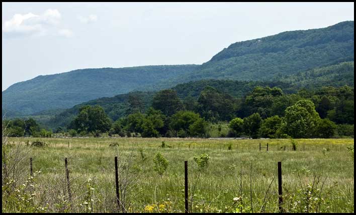 View of Lookout Mountain near Sulphur Springs