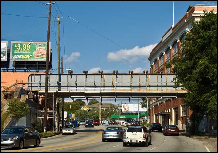Southern Railway bridge over Ponce de Leon Avenue, 2012