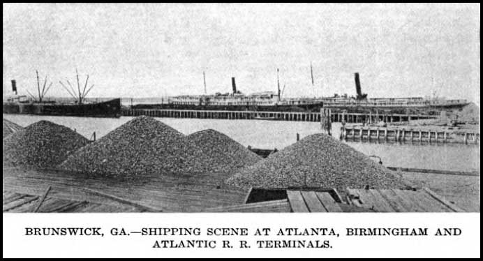 AB&A docks in Brunswick