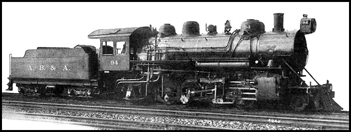 Locomotive of the Atlanta, Birmingham & Atlantic Railroad