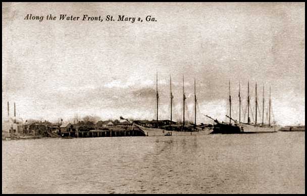Sailing ship at St. Marys, Georgia