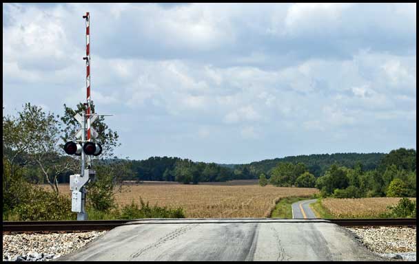 Cobb Mountain Road RR crossing
