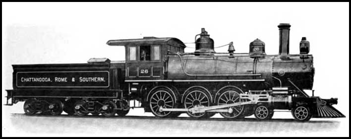 Chattanooga, Rome & Southern Railroad locomotive