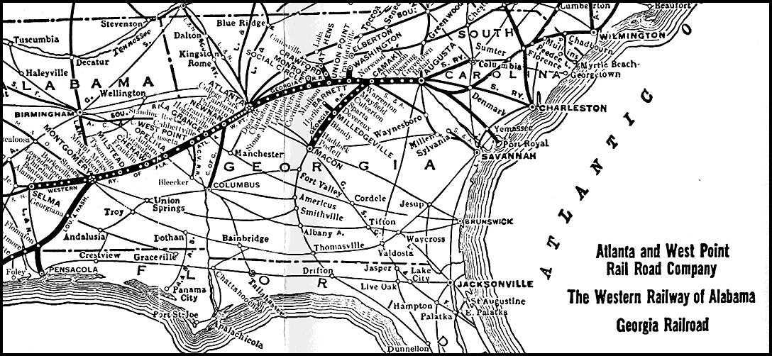Georgia Railroad system in 1969
