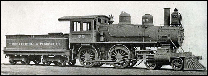 Florida Central & Peninsular Railroad locomotive no. 69