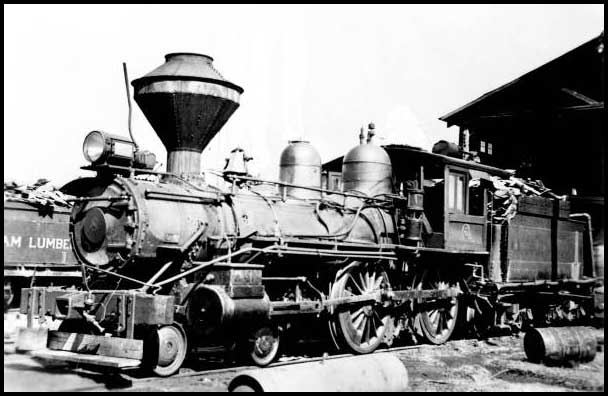 Locomotive once used on the Flint River & Northeastern Railroad