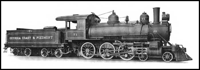Georgia Coast & Piedmont Railroad locomotive no. 71
