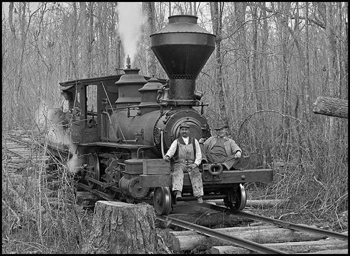Georgia Coast & Piedmont RR (probable) logging engine by Huron Smith