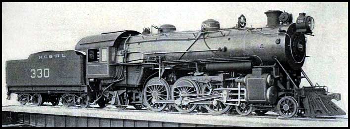 Nashville, Chattanooga & St. Louis Railway locomotive no. 330
