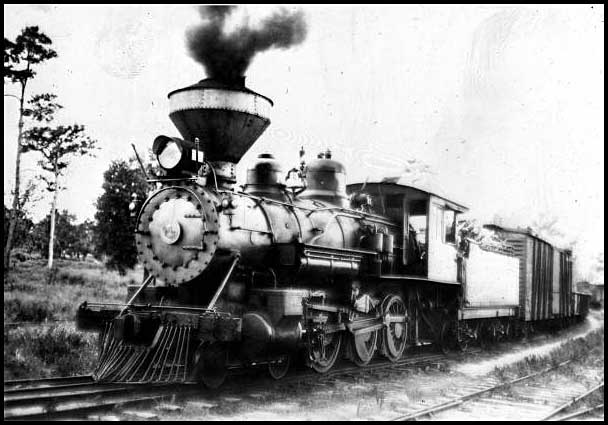 Steam locomotive once used on the Ocilla Southern
