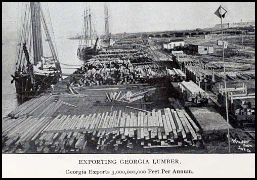Exporting Georgia lumber