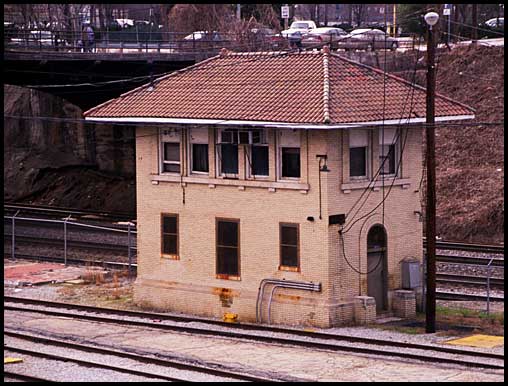 Interlocking tower in downtown Atlanta