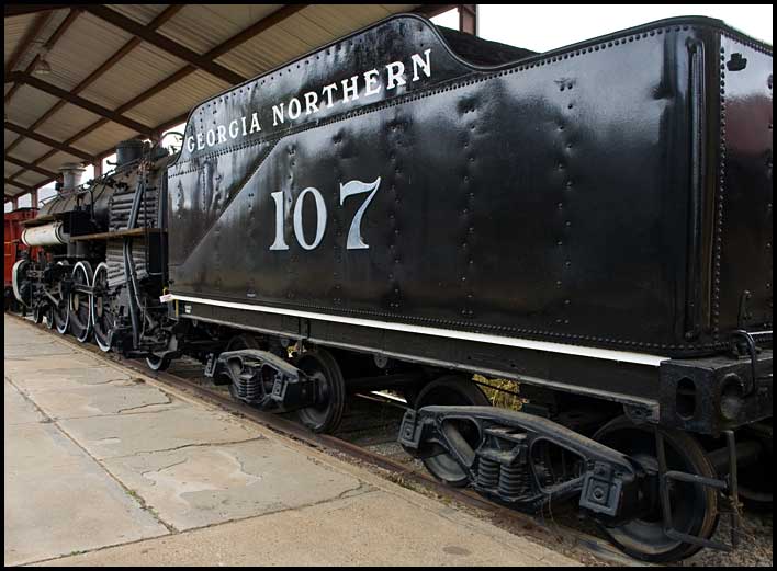 Albany locomotive, view of tender.
