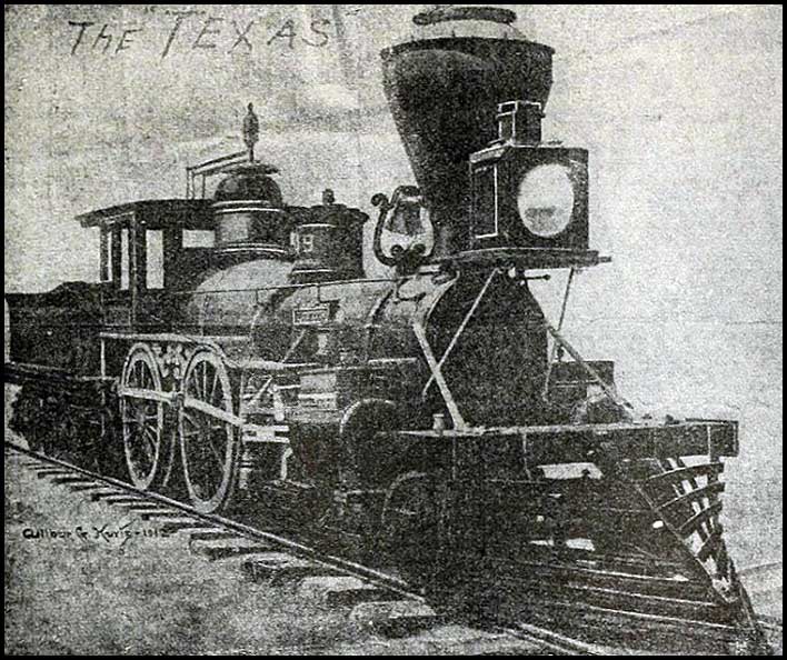 Locomotive Texas of the Western & Atlantic Railroad