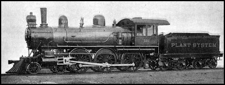 Ten-wheeler locomotive for the Plant System