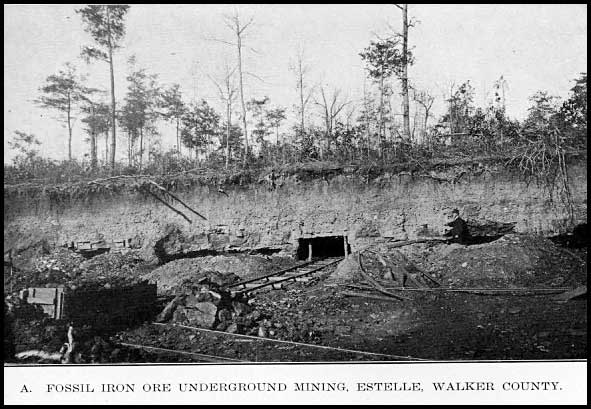 Estelle mines near Tennessee, Alabama & Georgia Railway