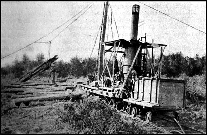 Lidgerwood log skidder